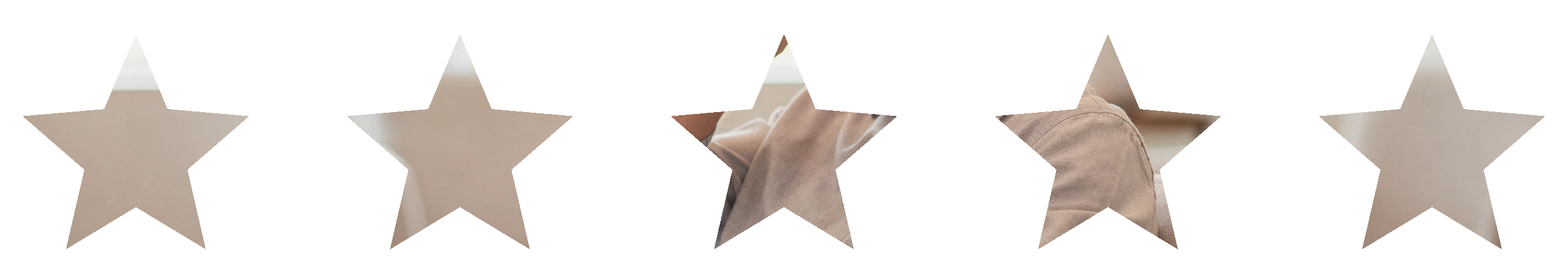 Five-star rating display